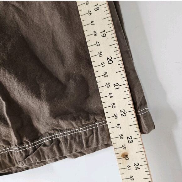 Fresh Produce Womens Brown Capri Cargo Hiking Outdoors Pants Sz Large - Picture 6 of 6